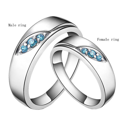 Anillo de Plata 925 con Cianita para Parejas - Joya Elegante para Hombre - Image 5