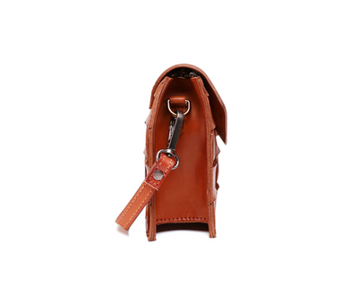 Bolso de Cuero Curtido al Vegetal con Correa de Hombro - Image 8