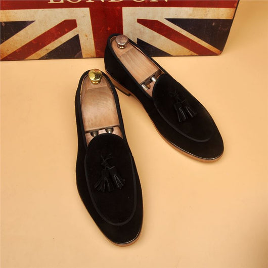 Mocasines Hombre Respirable Punta Afilada Estilo Británico Clásico - Image 3