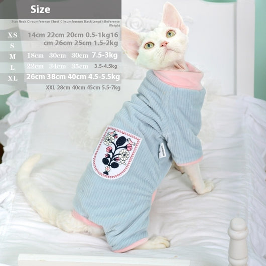 Ropa Térmica Reversible para Gatos sin Pelo - Abrigo Doble Cara Invierno - Image 8