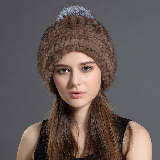 Gorro de Piel de Visón Auténtico - Image 10