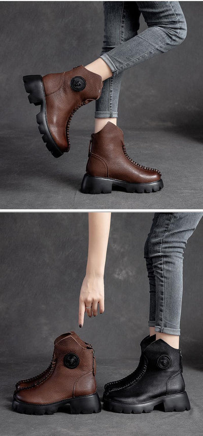 Botas Martin Retro de Suela Gruesa y Tacón Reforzado - Image 15