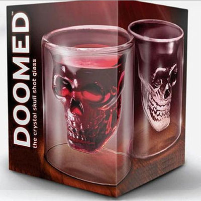 Vaso de Cristal Doble Transparente con Diseño Calavera - Image 25