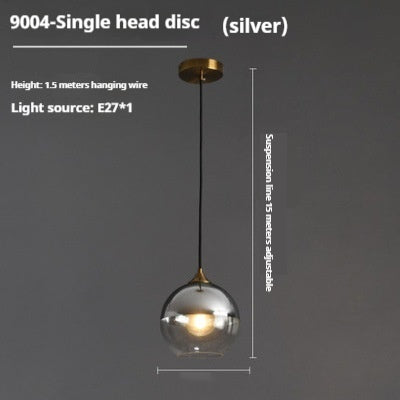 Lámpara Colgante de Cristal para Dormitorio y Sala de Estar - Image 9
