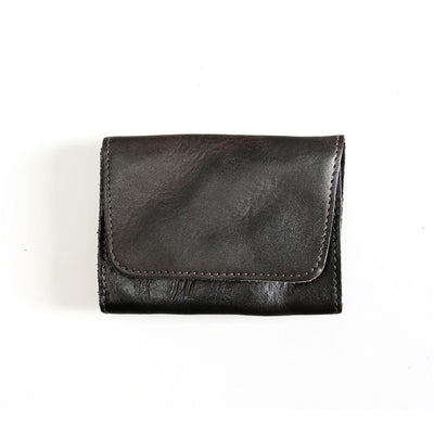 Billetera Corta de Cuero Vacuno Estilo Retro para Hombre - Image 2