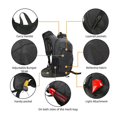 Mochila de Senderismo y Running de Gran Capacidad Multideporte - Image 8