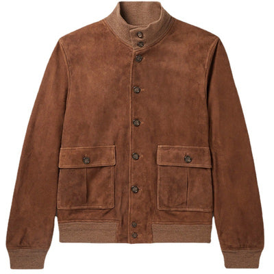 Chaqueta Slim Fit de Color Sólido para Hombre - Image 10