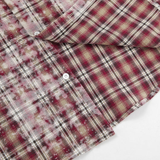 Camisa Cuadros Suelta Manga Larga Casual - Image 19