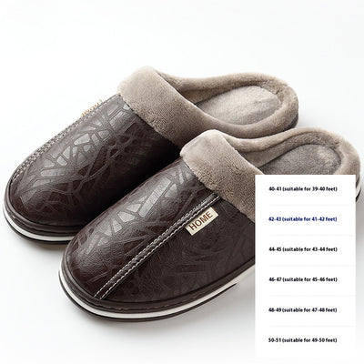 Pantuflas de Algodón Impermeables con Suela PU - Image 11