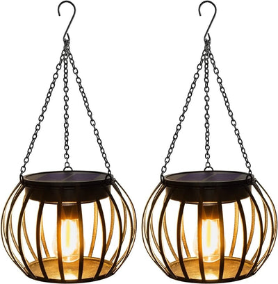 Lámpara Solar Colgante Minimalista para Jardín - Image 13