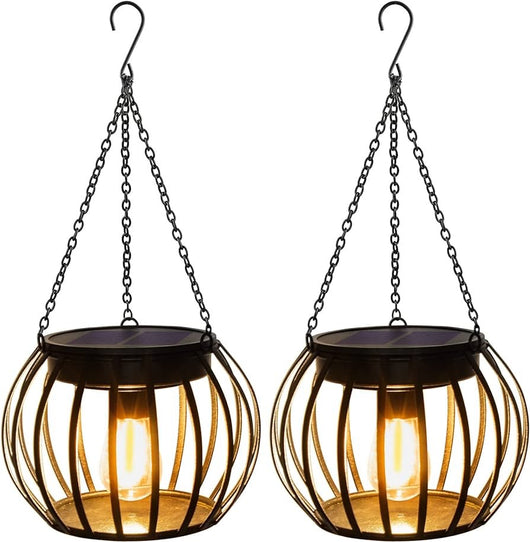 Lámpara Solar Colgante Minimalista para Jardín - Image 13