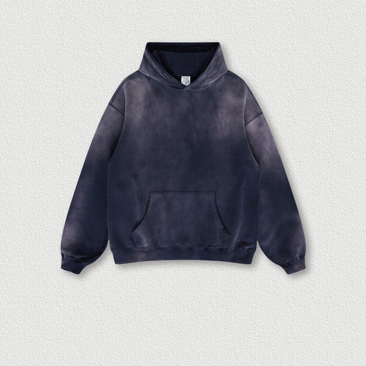 Sudadera Vintage Americana con Capucha y Efecto Desgastado Bayoneta - Image 12