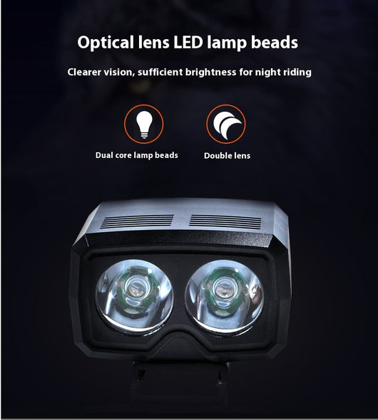 Luz Frontal LED para Bicicleta de Montaña con Carga USB - Image 7