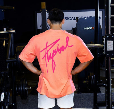 Camiseta Fitness Holgada de Algodón Puro para Hombre - Image 7