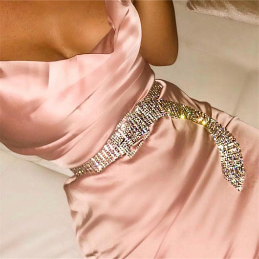 Cadena de Cintura con Diamantes Engarzados en Diez Hileras - Image 10