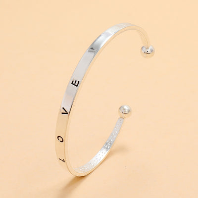 Pulsera Abierta de Aleación Love para Mujer - Image 12