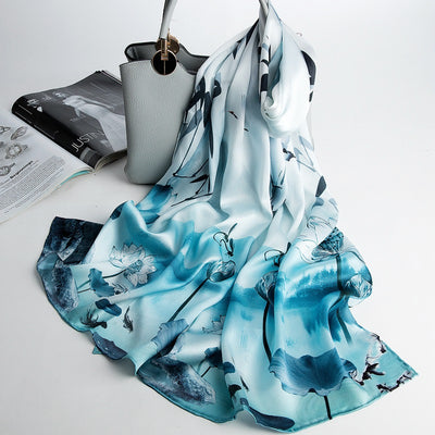Pañuelo de Seda Versátil para Mamá - Diseño Elegante Multiusos - Image 7