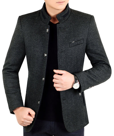Chaqueta de Lana Premium para Hombre - Estilo Ejecutivo Otoño Invierno - Image 7