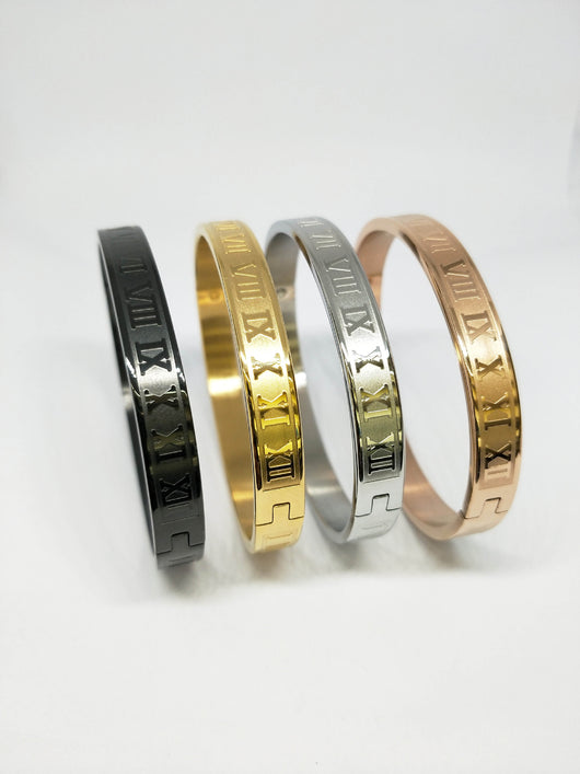 Pulsera Fashion Roma Cinco Colores en Acero Inoxidable 18K - Image 7