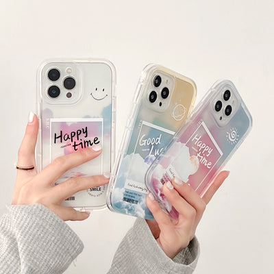 Funda Transparente Degradado Nube para iPhone 13, 12, 11, Pro y Pro Max - Image 3