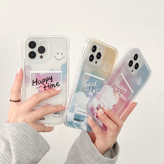 Funda Transparente Degradado Nube para iPhone 13, 12, 11, Pro y Pro Max - Image 3