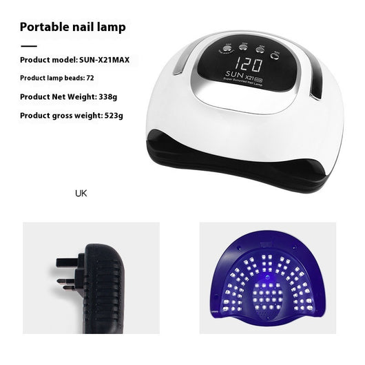 Secador de Uñas Profesional Doble Luz de Secado Rápido