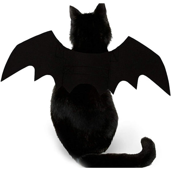 Alas de Murciélago para Mascotas - Disfraz Halloween Gato y Perro