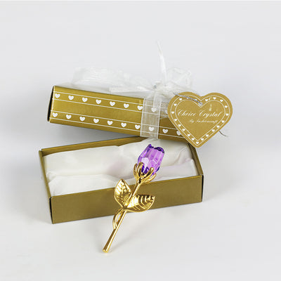 Rosa de Metal Cristal - Regalo Romántico para San Valentín y Bodas - Image 53