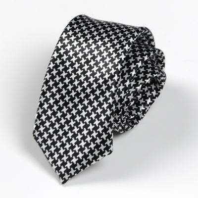Corbata Tejida de Poliéster a Rayas para Mujer con Camisa Coordinada - Image 3