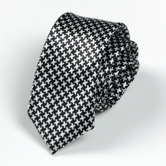 Corbata Tejida de Poliéster a Rayas para Mujer con Camisa Coordinada - Image 3