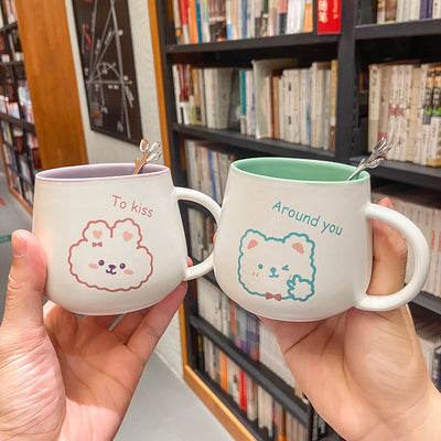 Taza de Cerámica con Diseño de Animales Lindos - Image 9