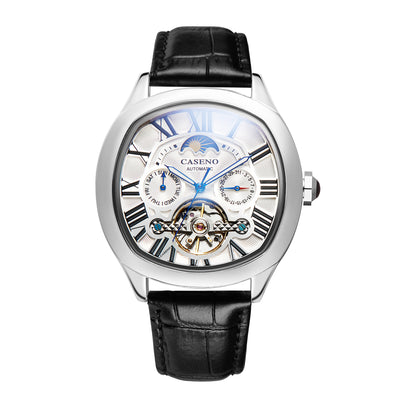 Reloj Mecánico Automático Resistente al Agua con Correa de Cubo - Image 3