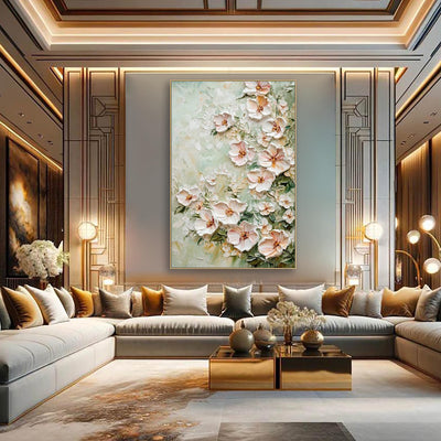 Cuadro Abstracto Flores 3D Texturizado - Arte Moderno Decorativo para Pared - Image 5