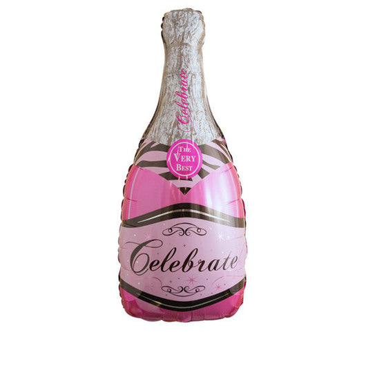 Globo Metalizado para Decoración de Fiestas, Bodas y Bares - Diseño Champagne y Whiskey - Image 2