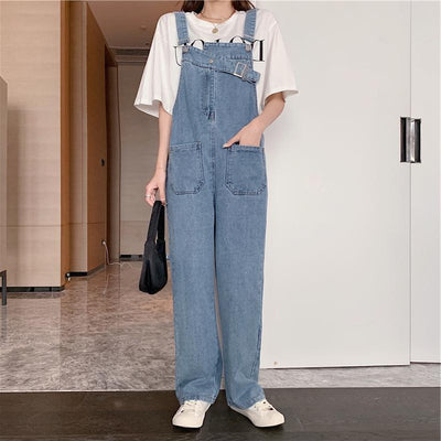 Jeans Sueltos Retro Estilo Hong Kong con Bolsillos Grandes para Mujer - Image 12