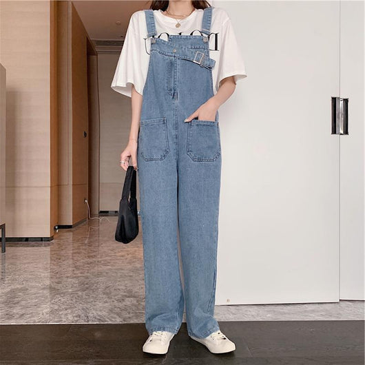 Jeans Sueltos Retro Estilo Hong Kong con Bolsillos Grandes para Mujer - Image 12