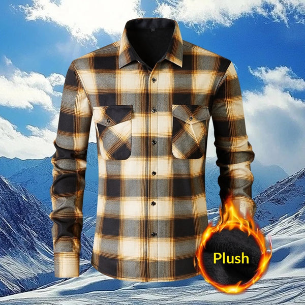 Cardigan Casual de Algodón Acolchado para Hombre