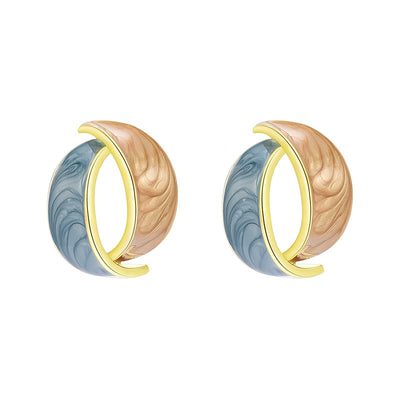 Aretes de Oro Forest Simple con Diamantes - Image 10