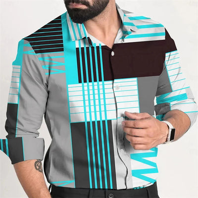 Camisa Casual de Botones Simples para Hombre - Versátil y Moderna - Image 13