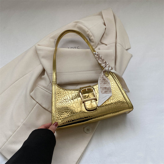 Bolso de Hombro Retro Casual con Asa Axilar - Image 3