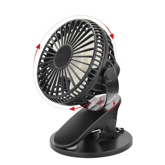 Ventilador Portátil USB Recargable Silencioso - Mini Clip para Cochecito - Image 10