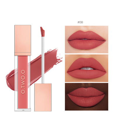 Brillo Labial Mate Terciopelo 18 Colores - Fórmula Larga Duración Anti-transferencia - Image 48