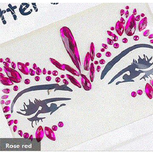 Pegatinas Faciales de Diamante Acrílico Estilo Europeo y Americano - Image 6