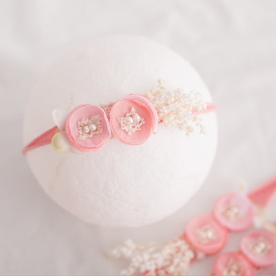 Diadema Floral Artesanal para Bebé - Joya Delicada para el Cabello - Image 10