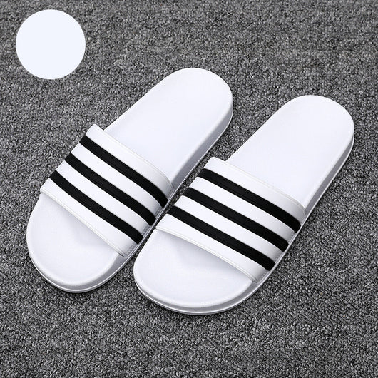 Pantuflas de Baño Antideslizantes con Rayas Suaves - Cómodas para Casa - Image 12
