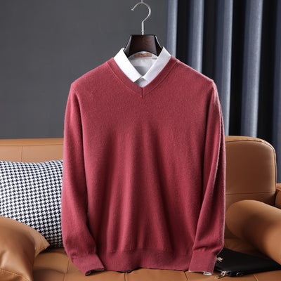 Suéter Escote V Lana Estilo Coreano - Polera Base Versátil - Image 6