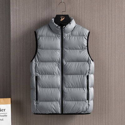 Chaleco de Algodón para Hombre con Cuello Alto - Estilo y Confort - Image 7