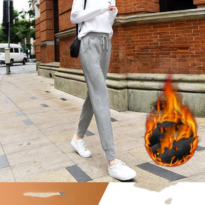 Pantalón Holgado de Terciopelo para Mujer Talla Plus - Image 18
