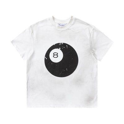 Camiseta Estampada de Billar para Hombre