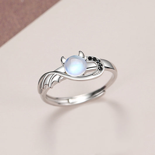 Anillo de Pareja Ángel y Demonio en Plata Esterlina S925 - Image 2